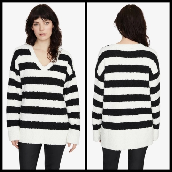 💕SANCTUARY💕 Ultra Soft Striped Teddy Sweater - Picture 2 of 8